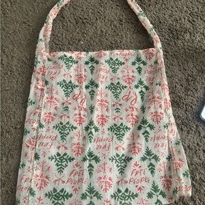 Free People Red and Green Graphic Tote